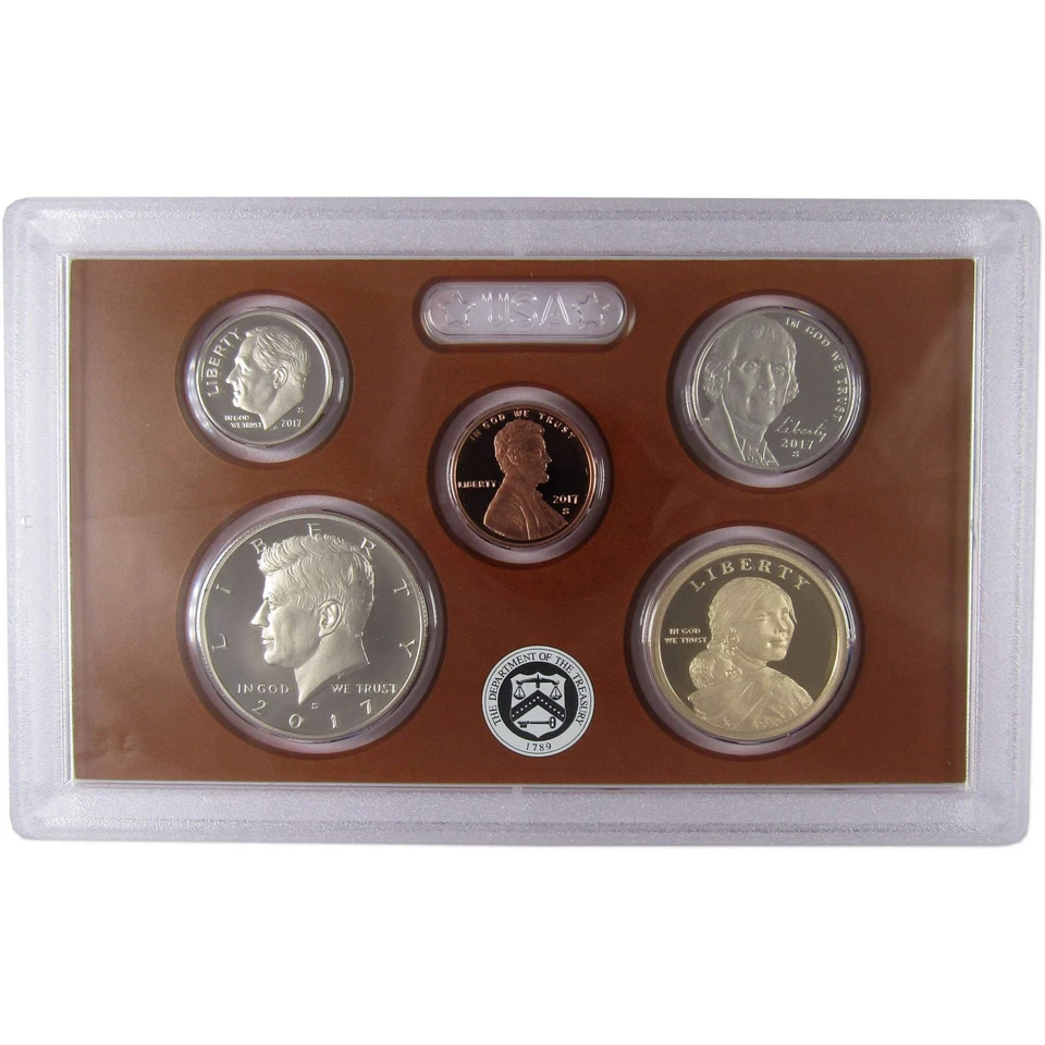 2017 Clad Proof Set U.S. Mint Original Government Packaging OGP COA - Image 2 of 4