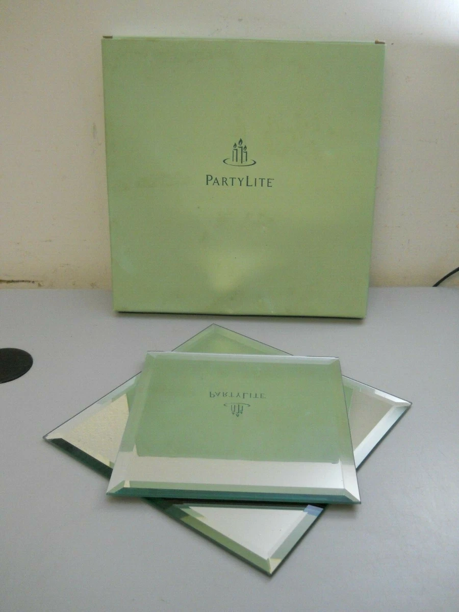 Mirrored cheap coaster set