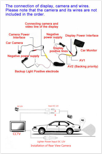 Car Rear View Camera For Audi A3 A4 A5 Audi A6 S4 S5 A8 Q5 Q7 A6L Cabrio RS4 CCD - Picture 8 of 10