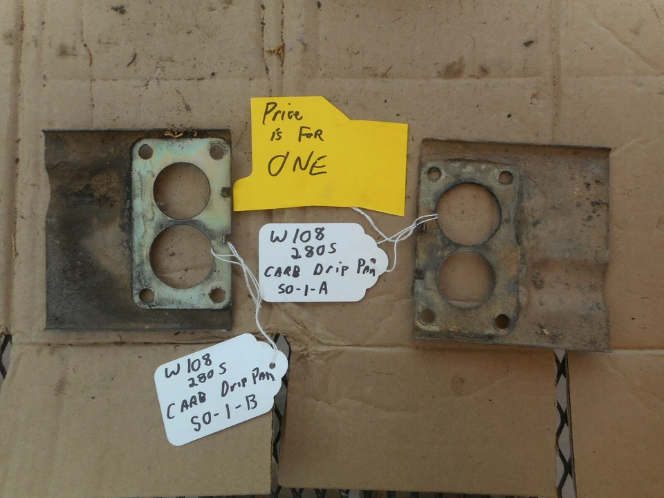 1969 Mercedes Benz W108 M130 M180 280 250 220 230 280S 220S Carburetor Drip Pan Foto 2 de 4