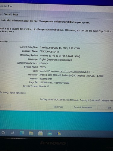 Lenovo IdeaPad N585 Laptop 15.6" AMD E1-1200 4GB Ram 320GB HDD DVD READ - Picture 9 of 16
