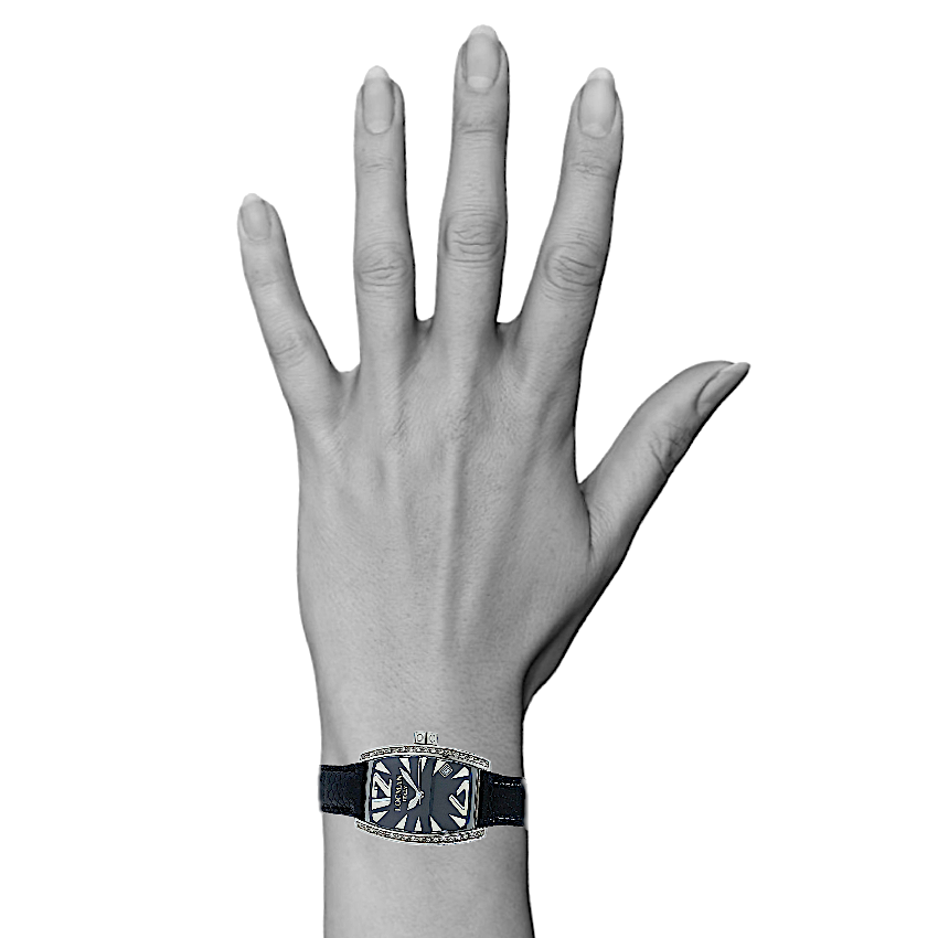 LOCMAN ITALY Panorama Diamond Ref.151 Quartz Women's Watch Ostrich