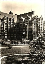 Fountain And Façade of Provincial Government Hall, Liège, Belgium Postcard
