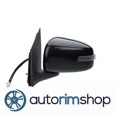 MI1320148 Left Power Mirror w/o Heated w Turn Signal for 14-18 Mitsubishi Mir...