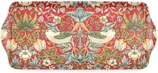 Pimpernel Morris and Co Strawberry Thief Red Melamine Sandwich Tray