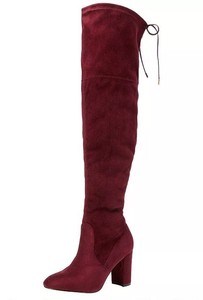 dorothy perkins burgundy boots