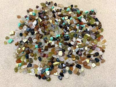 NEW *INVENTORY SALE*GORGEOUS ASST'D GEMSTONE DRILLED NUGGETS LOOSE (152 GRAMS)!