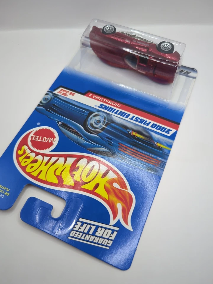 2000 Hot Wheels #070 первое издание 10/36 - Tomassima 3 - кружевное колесо - Tempo - Изображение 2 из 2