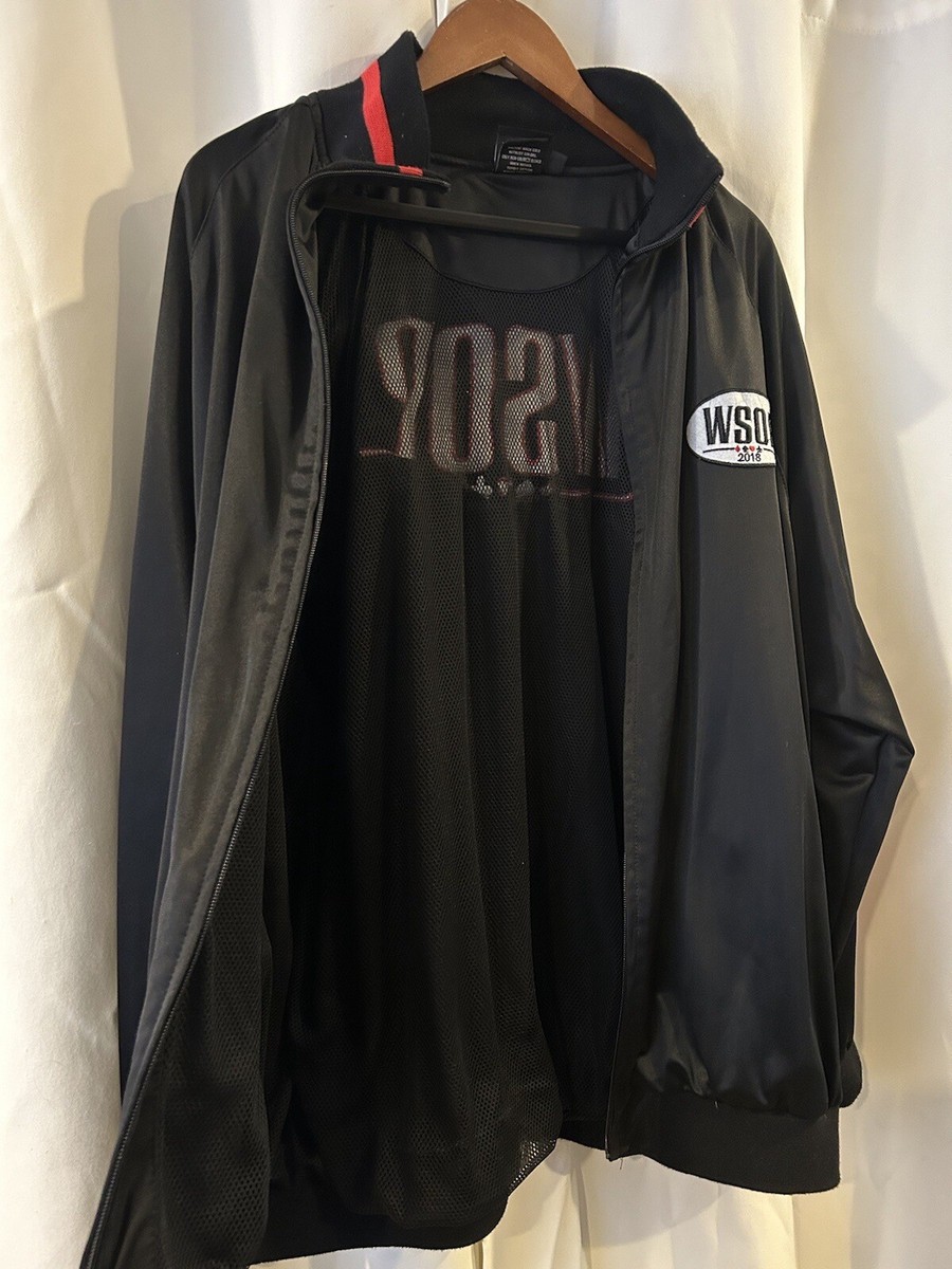 Men's WSOP World Series of Poker 5XL Embroidered Zippered