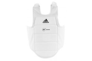 ADIDAS Wkf Approvato Karate giubbotto antiproiettile petto protettore  guardia per Adulti S-XL Pad | eBay