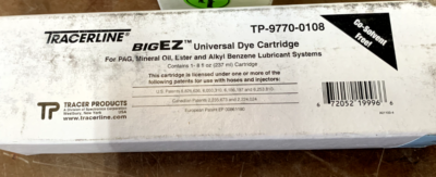 New Tracerline 8oz A/C Dye Cartridge ZGG728087 TP-9770-0108
