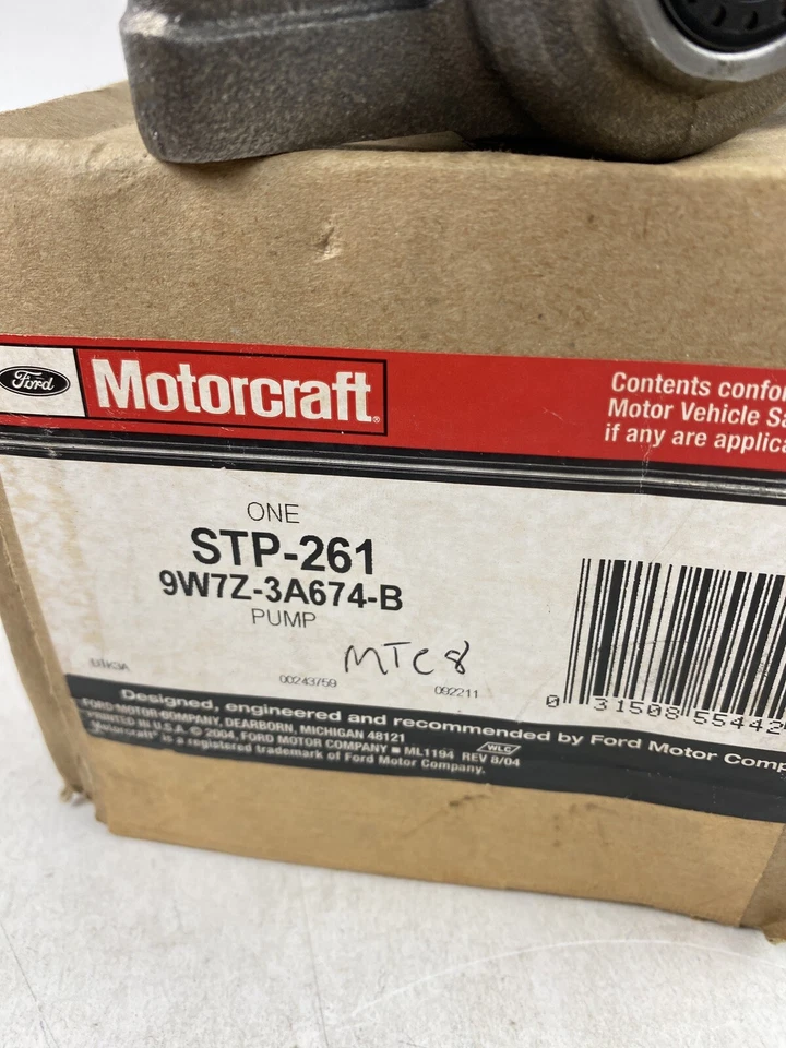 NOS *New* Genuine Motorcraft STP-261 Power Steering Pump *NOT A REMAN* - Image 2 of 4
