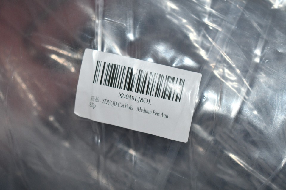 SDYQD Plush Fluffy Dog/Cat Bed for SmallMedium Pets, AntiSlip in Grey