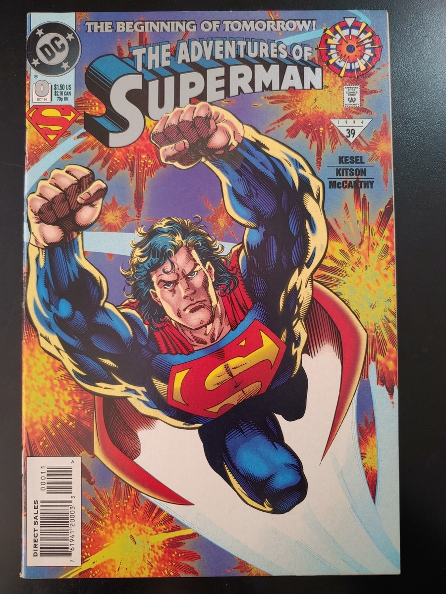 ⭐️ ADVENTURES of SUPERMAN #0 (Beginning of Tomorrow!)(1994 DC