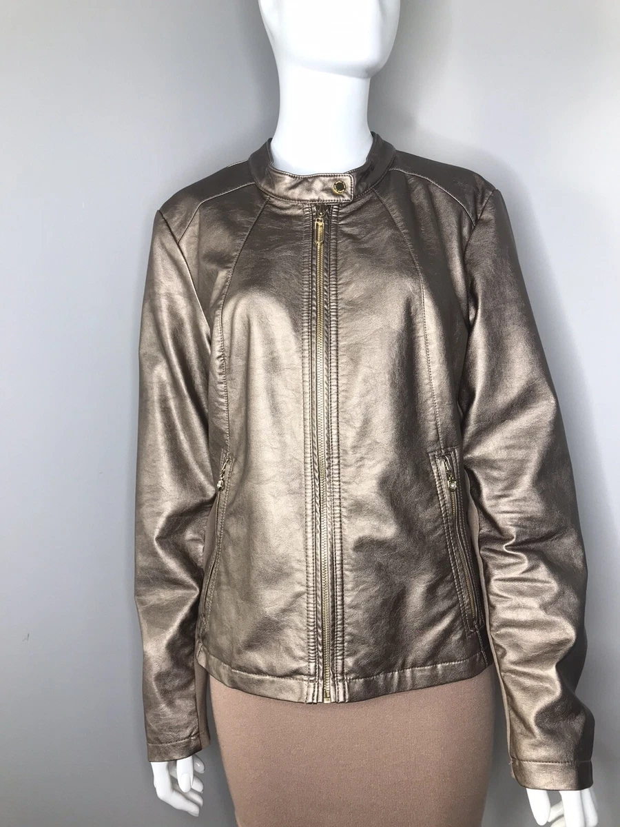 Ivanka trump leather jacket top