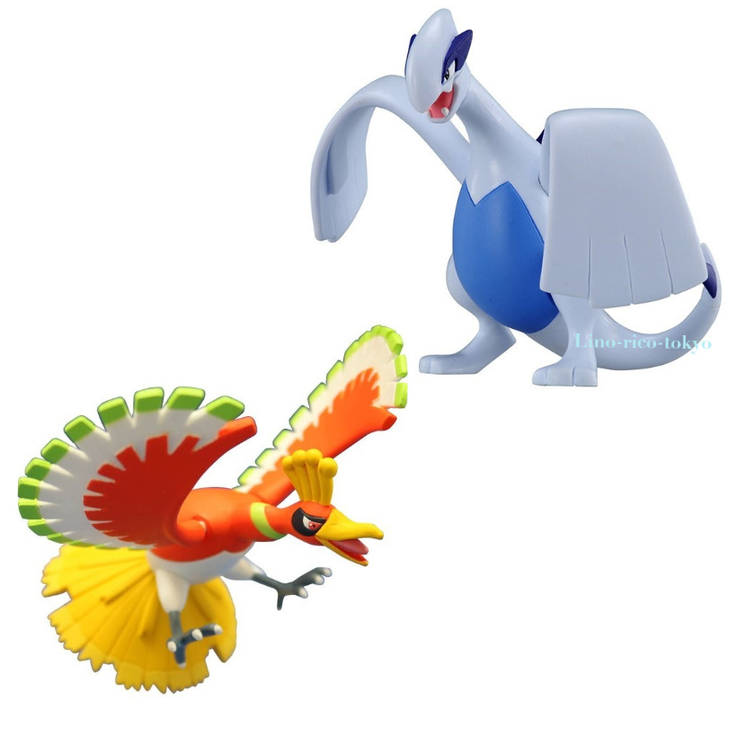 Pokemon Moncolle Figure Ho-Oh & Lugia TAKARA TOMY Japan Set of 2