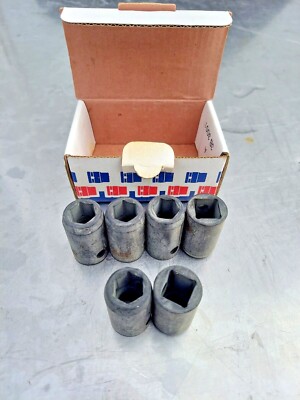 Lot of 6 - Sunex 216 1/2'' Dr. 1/2'' Impact Socket