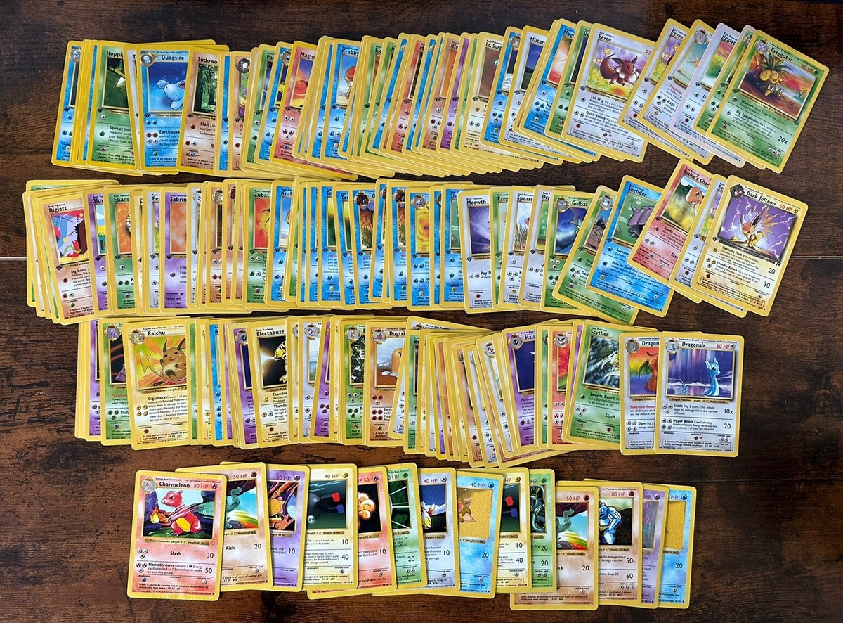 MASSIVE 100+ VINTAGE RANDOM POKÉMON CARD LOT ALL HOLO, SHADOWLESS, FIRST EDITION MASSIVE 100+ VINTAGE RANDOM POKÉMON CARD LOT ALL HOLO, SHADOWLESS, FIRST EDITION