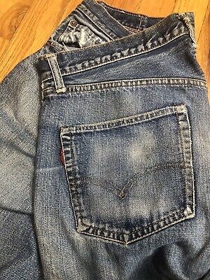 Size 31x33.5 Vintage Levis 501XX Big E LVC Japan Distressed 