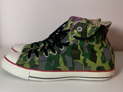 🌈 2011 Converse Gorillaz Chuck Taylor All Star High 10 (44 EU) LIKE NEW - Foto 2 di 9