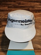 Vintage Jagermeister So Smooth Double Bill Stretch Fit Painters Hat Vtg Cap