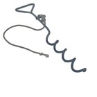 Beach Umbrella Sand Anchor or Fishing Pole Holder Sturdy Metal with Rope Pull