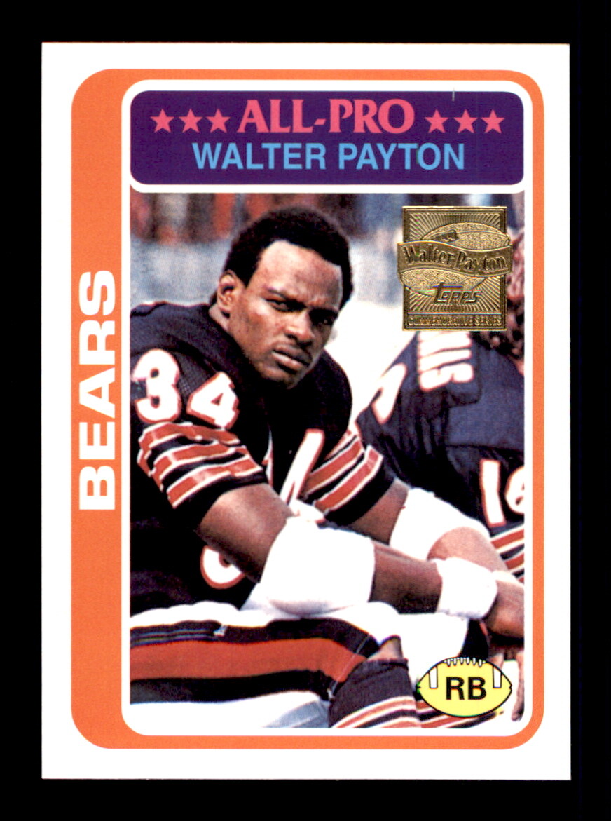 2001 Topps #WP3 Walter Payton Walter Payton Reprints