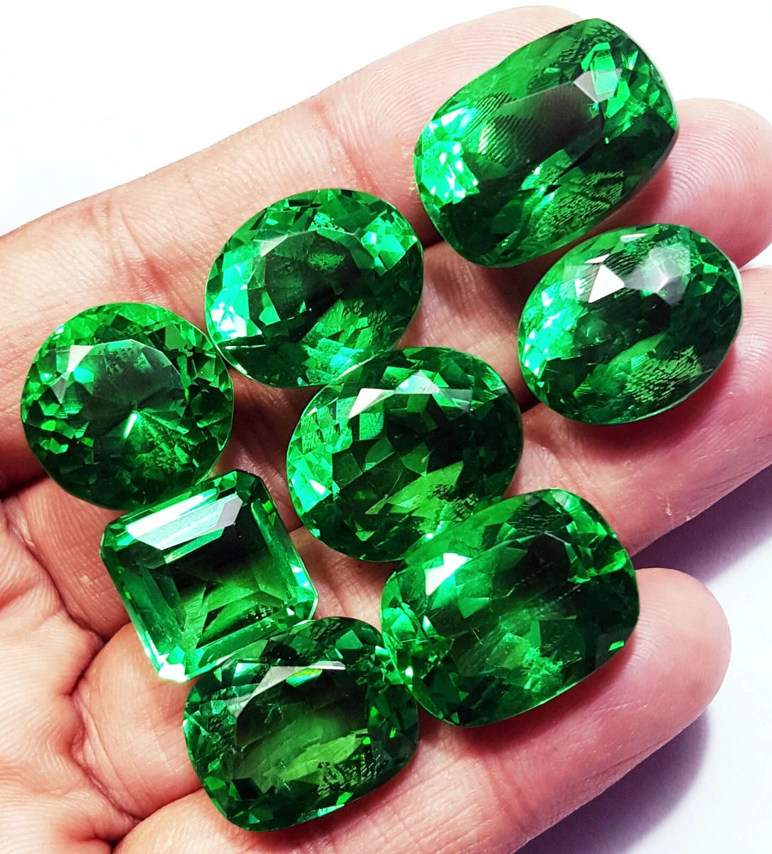 Brazilian Green Topaz Loose Gemstone Beautiful 164.95 Ct Mixed