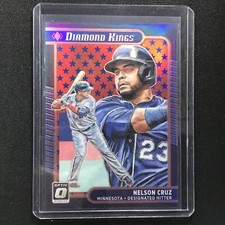 2021 Donruss Optic Nelson Cruz Diamond Kings Choice Liberty 22/45