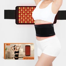 Infrared Red Light Therapy Belt for Body, Back Leg Pain Relief Device, Wearable