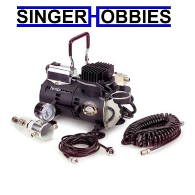 Iwata Airbrushes Smart Jet oil-less piston air Compressor w/ Hoses IWAIS850 HH