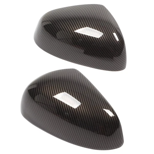 Carbon Fiber Look Side Rearview Mirror Cover Cap For Benz Smart Fortwo 2015-2024 - Picture 6 of 10