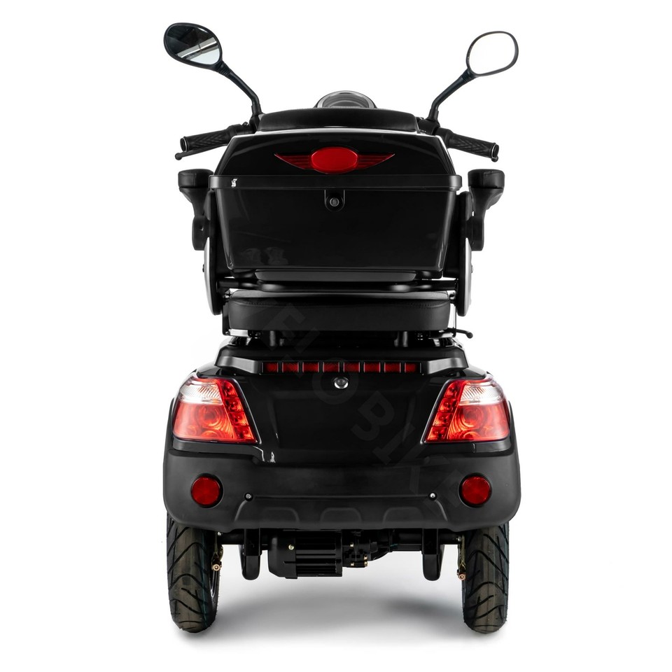 VELECO FASTER Seniorenmobil 4-Rad Elektro-Roller Mit Dach - 1000W Lithium-Ionen Akku