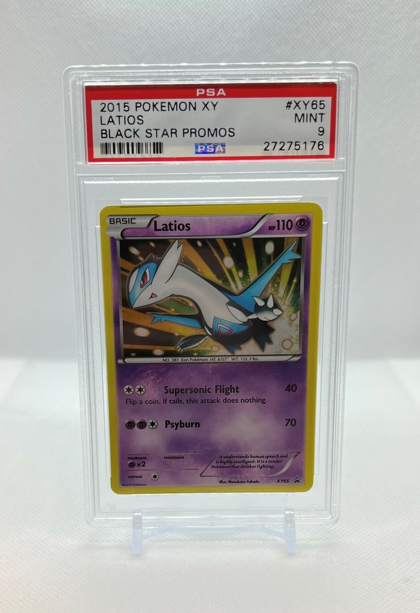 Pokemon Card - Latios XY65 - Black Star Promo - Holo - PSA 9 Mint