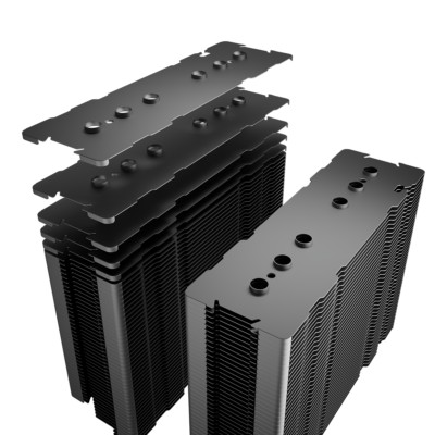 PcCooler G6 BK High Performance CPU Cooler Aluminum 130 mm Luxury Black