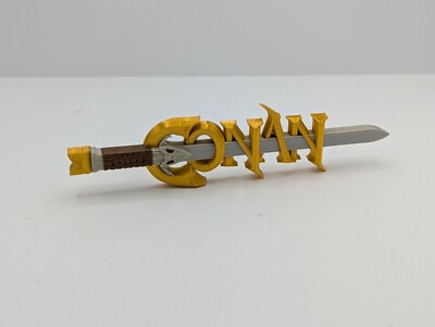 Conan (sword)  - 200mm wide - 3D Printed logo -  Desk or wall mount.