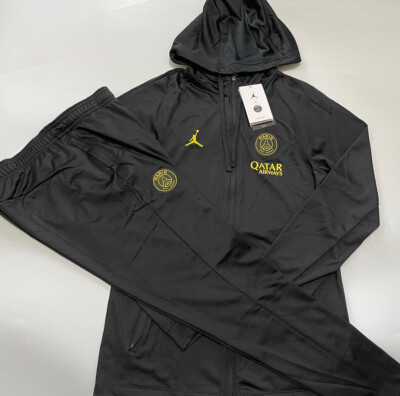 psg x jordan black cat tracksuit