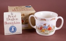 Royal Doulton Bunnykins Children's Hug-A-Mug Box Golden Jubilee Celebration 1984