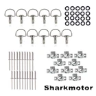 USA Race Quick Release Dzus Style Motorcycle 1/4 Turn Fairing Fastener 17mm