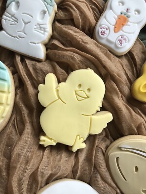 Küken Keksausstecher und Fondant Stempelprägung, Bauernhof, Ostern, Huhn