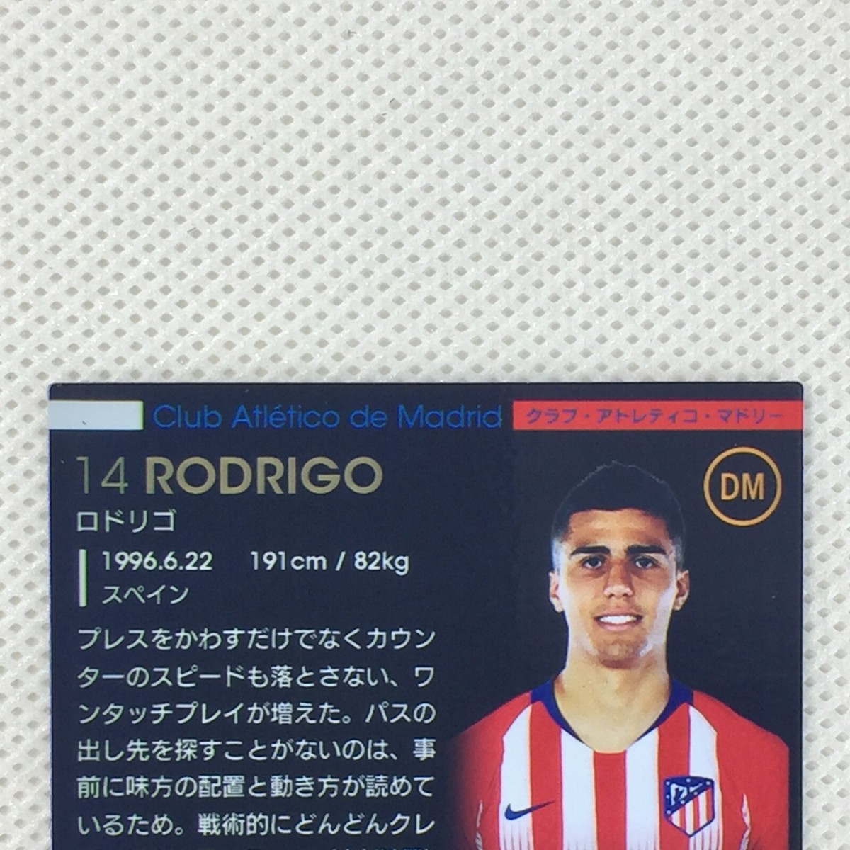 Panini WCCF FOOTISTA 2019 Rodrigo Atletico Madrid F19-5 18-R