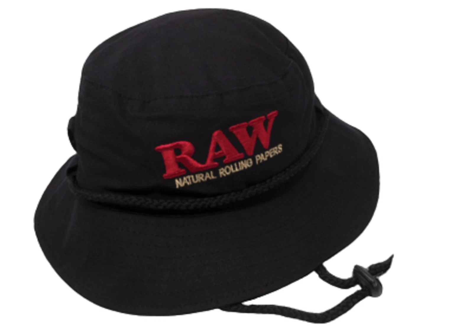 Raw Smokerman's Bucket Hat King Size Large Black 100% Cotton With Free Shipping