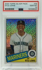 2020 Topps Silver Pack #39 Kyle Lewis PSA 10 Rookie Card RC