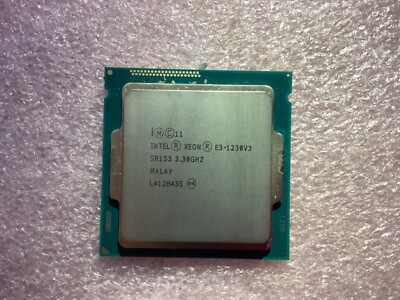 Intel Xeon E3-1230 v3 SR153 3.3GHz Quad Core LGA 1150 CPU Processor