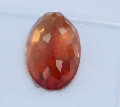 Piedra preciosa espumosa granate rojo naranja natural certificado 11,85 quilates - Imagen 8 de 8