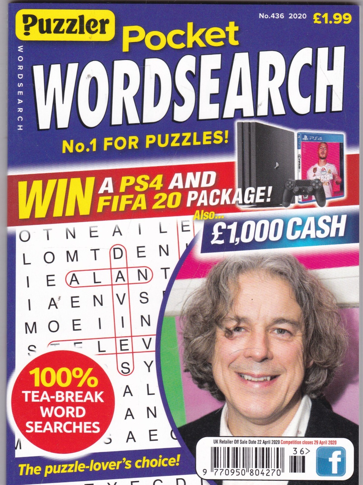 PUZZLER POCKET WORDSEARCH PUZZLE BOOK MAG #436 2020