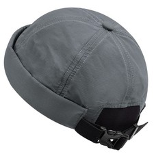 Quick Dry Brimless Hat Lightweight Beanie, Mesh Docker Cap Sailor Rolled Cuff