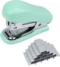 Mini Desk Stapler Set, 20 Sheet acity, Includes Built-in Staple