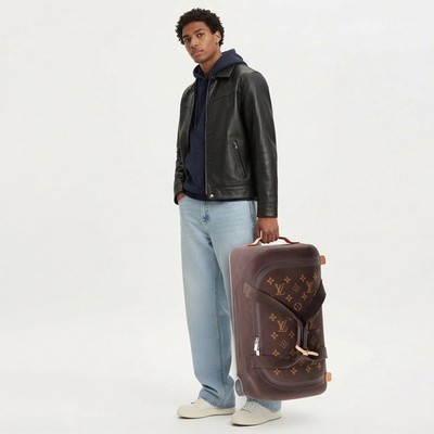 LOUIS VUITTON Koffer Soft Duffle 55 Jacquard Rollkoffer Suitcase LV