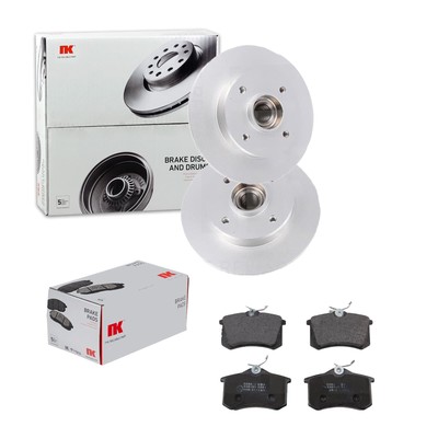 NK BREMSSCHEIBEN + BELÄGE HINTEN passend für PEUGEOT 2008 208
